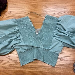 Blue Zara shirt